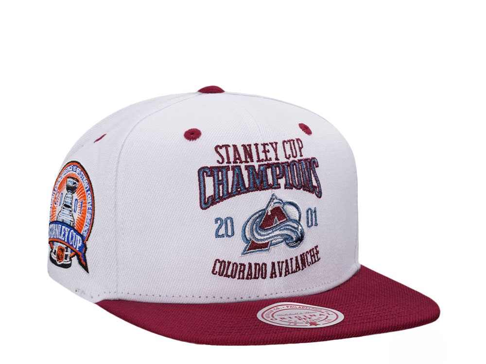 Mitchell & Ness Colorado Avalanche Stanley Cup Champions 2001 Two Tone Snapback Hat