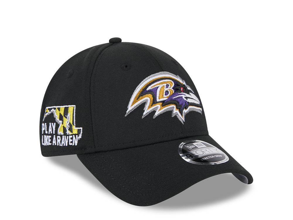 New Era Baltimore Ravens NFL24 Draft 9Forty Stretch Snapback Hat