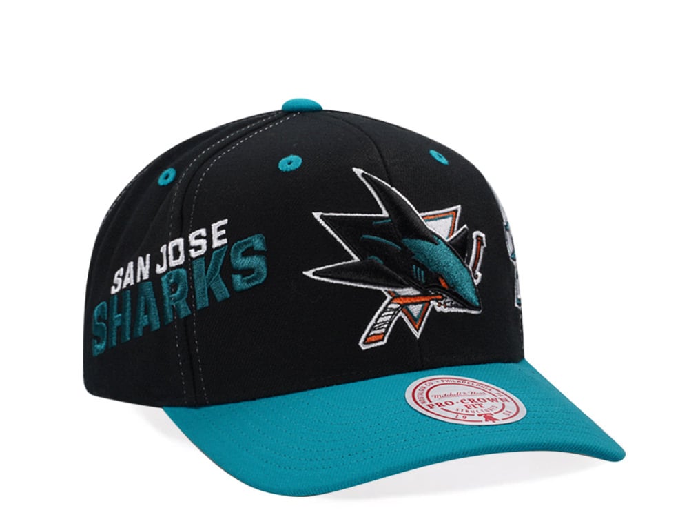 Mitchell & Ness San Jose Sharks Pro Crown Fit Snapback Hat