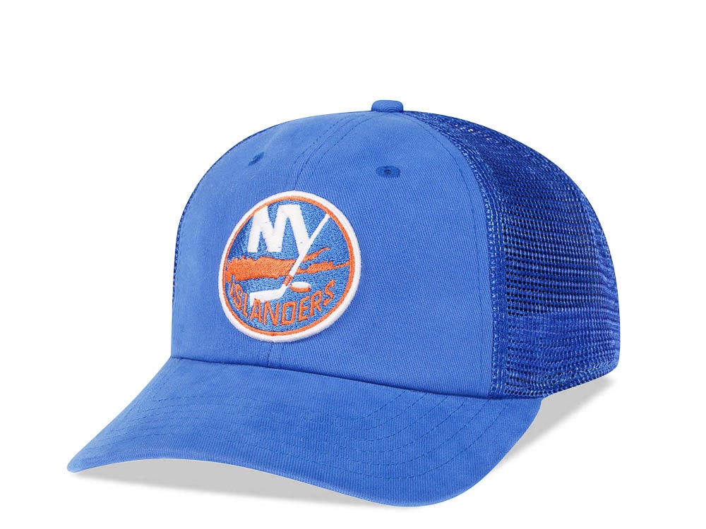 American Needle New York Islanders Blue Trucker Strapback Hat