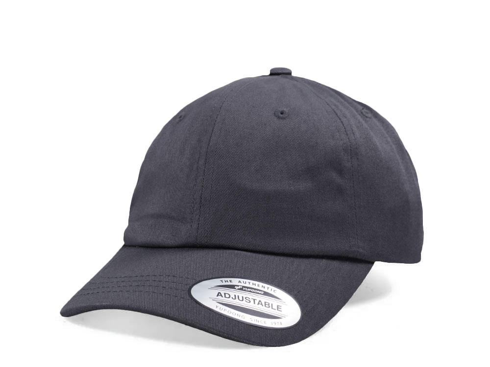 Yupoong Basic Gray Low Profile Strapback Hat