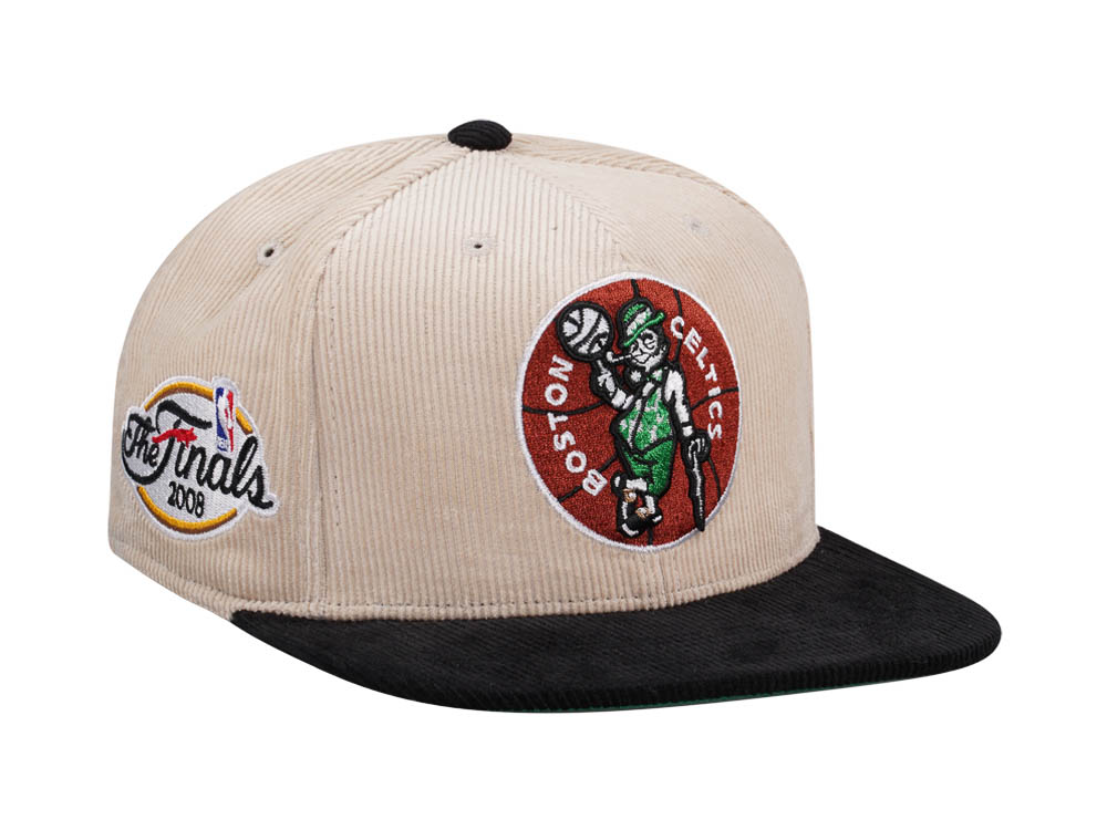 Mitchell & Ness Boston Celtics Finals 2008 Two Tone Hardwood Classic Cord Edition Dynasty Fitted Hat