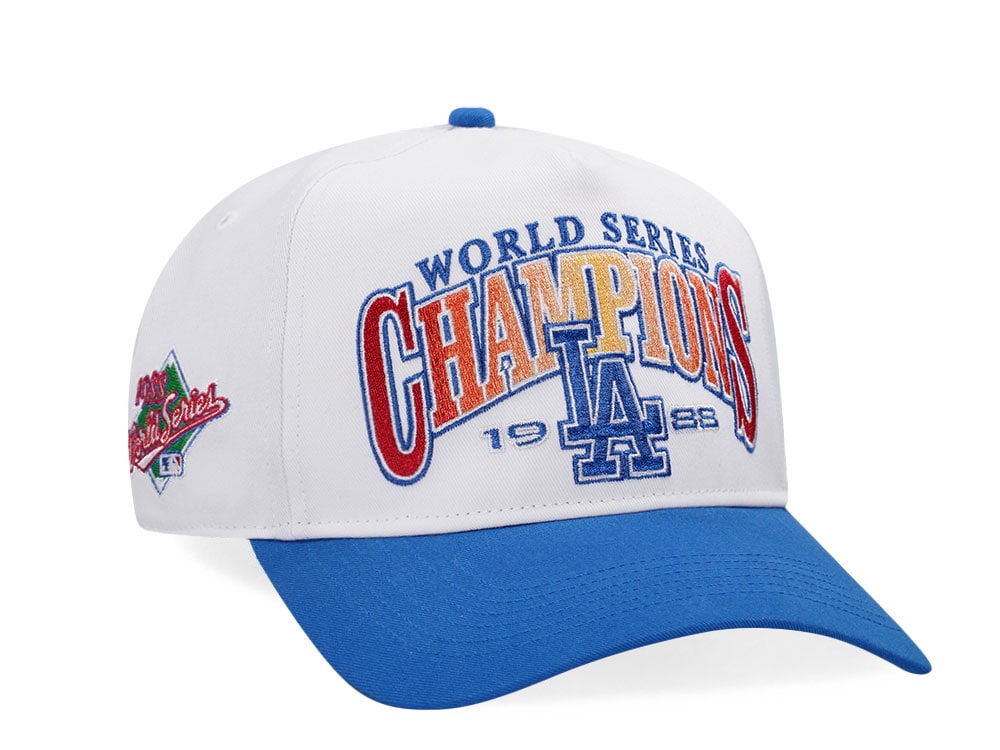 47Brand Los Angeles Dodgers World Series 1986 White Arch Champions Hitch Snapback Hat