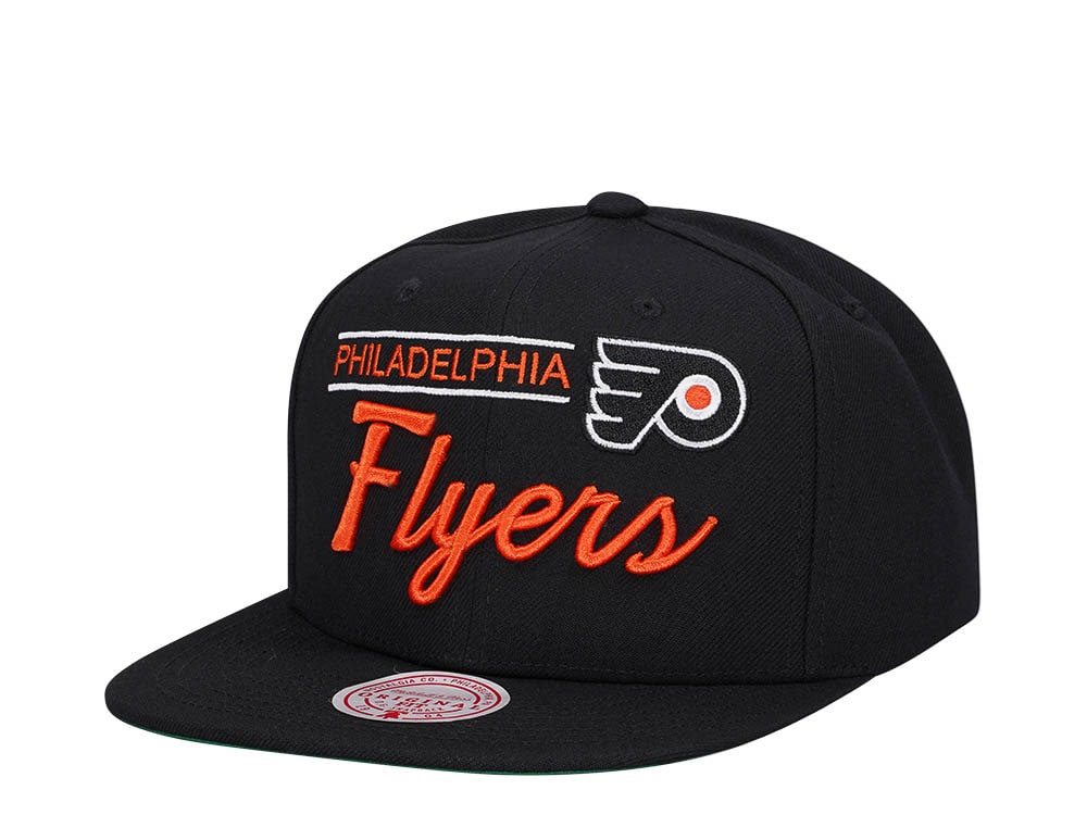 Mitchell & Ness Philadelphia Flyers Lock Up Vintage Snapback Hat