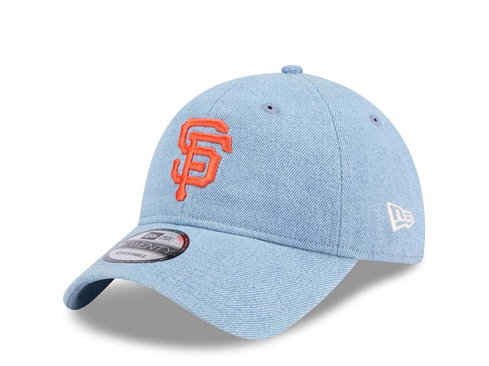 New Era San Francisco Giants Washed Denim 9Twenty Strapback Hat