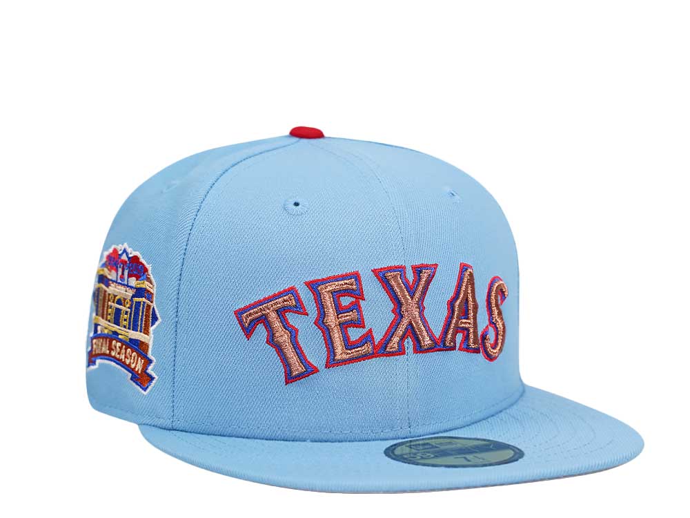 New Era Texas Rangers Final Season Fresh Blue Edition 59Fifty Fitted Hat