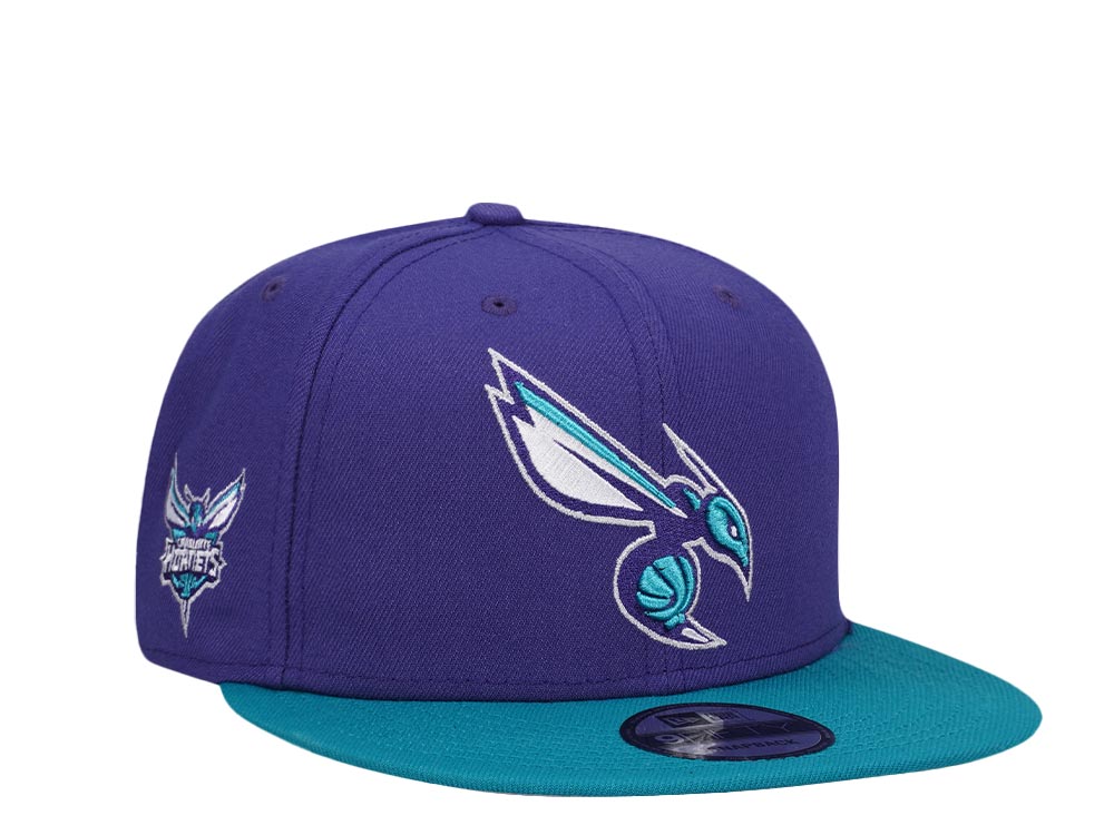 New Era Charlotte Hornets Purple Two Tone Classic Edition 9Fifty Snapback Hat