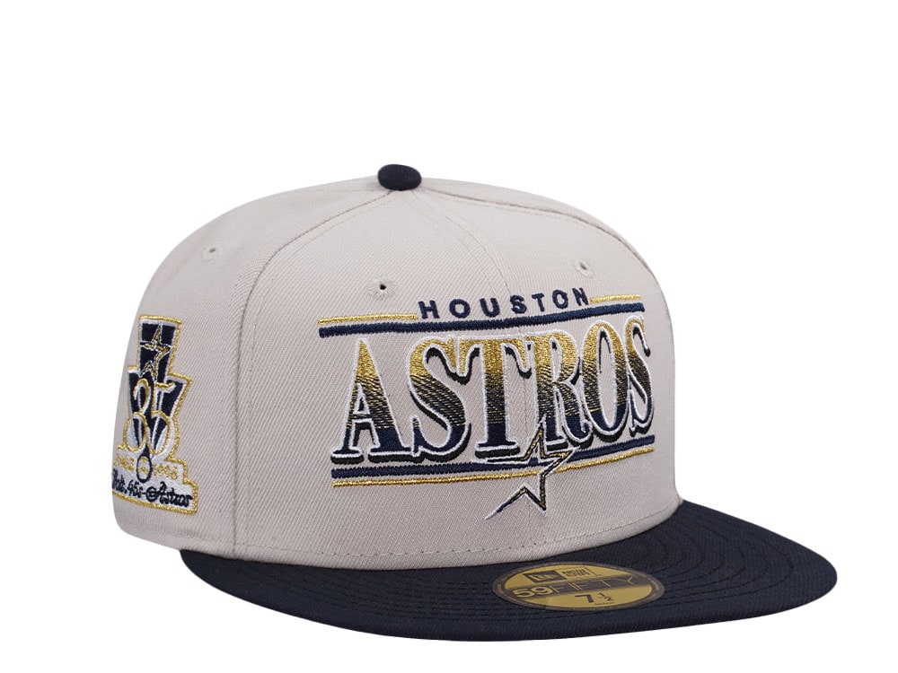 New Era Houston Astros 35th Anniversary Stone Two Tone Edition 59Fifty Fitted Hat