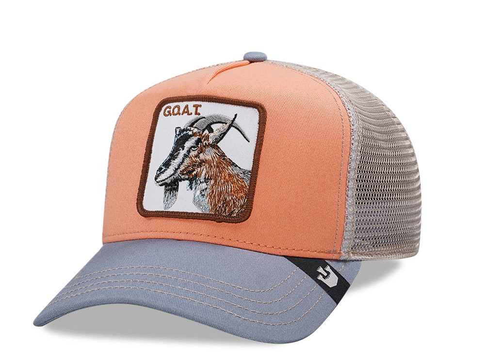 Goorin Bros The Goat Coral Two Tone Trucker Snapback Hat