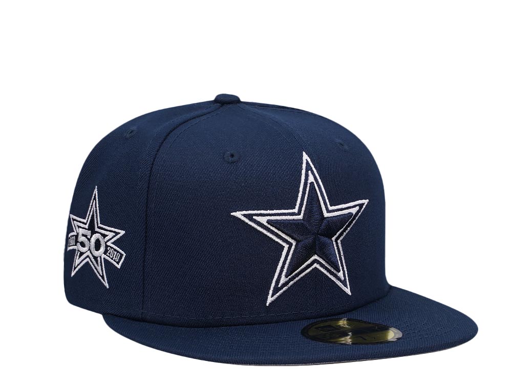 New Era Dallas Cowboys 50th Anniversary Navy Classic Edition 59Fifty Fitted Hat