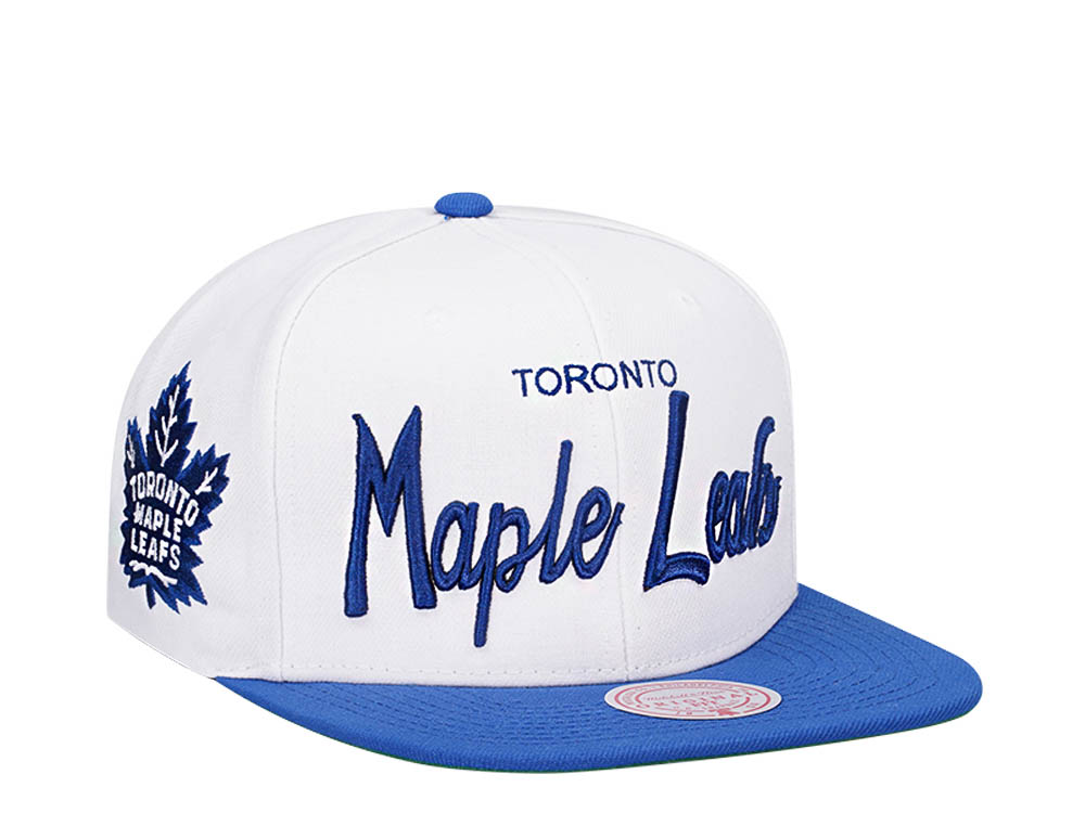 Mitchell & Ness Toronto Maple Leafs Vintage Script Snapback Hat