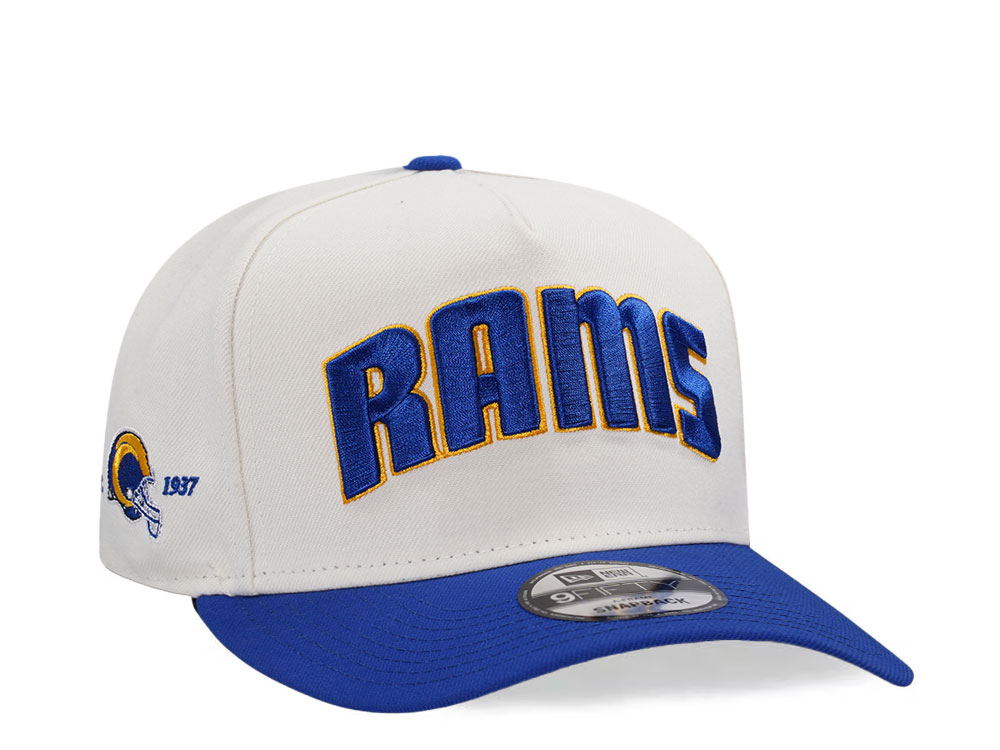 New Era Los Angeles Rams Chrome Two Tone Edition 9Fifty A Frame Snapback Hat