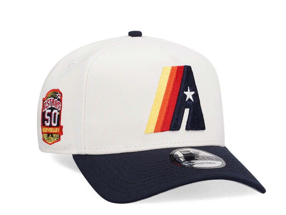 New Era Houston Astros 50th Anniversary Prototype Two Tone Edition 9Forty A Frame Snapback Hat