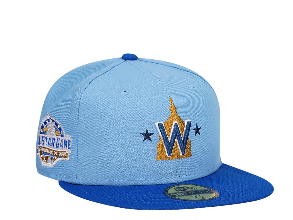 New Era Washington Nationals All Star Game 2016 Fresh Blue Two Tone Edition 59Fifty Fitted Hat