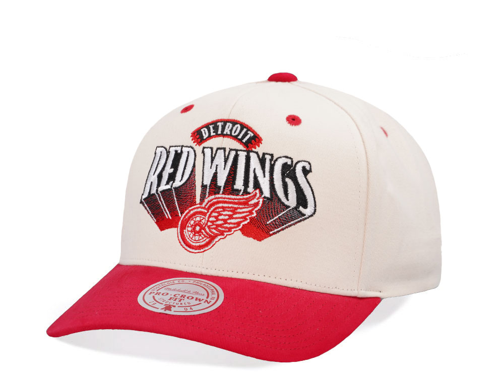 Mitchell & Ness Detroit Red Wings Horizon Two Tone Pro Crown Fit Snapback Hat