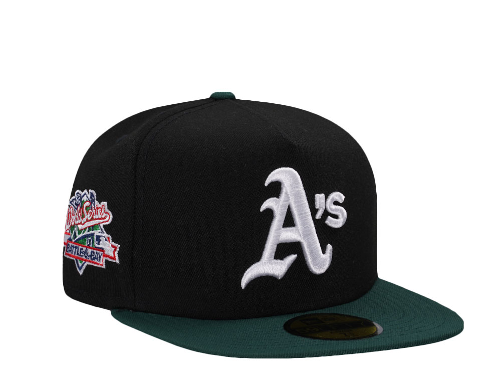 New Era Oakland Athletics World Series 1989 Classic Two Tone Edition 59Fifty A Frames Fitted Hat