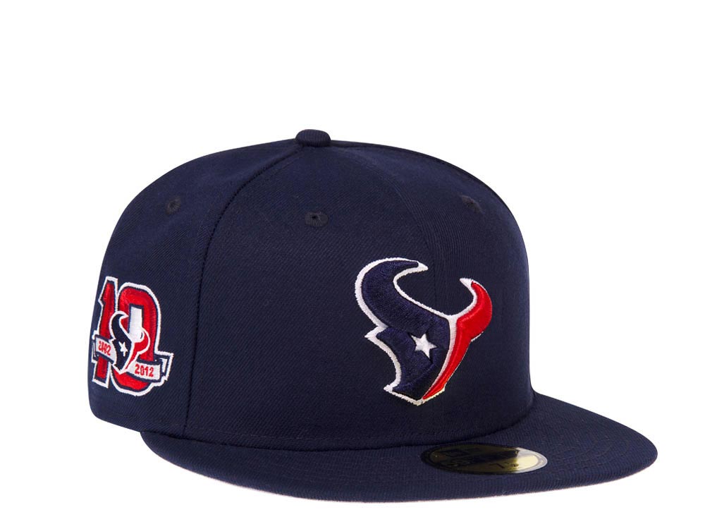 New Era Houston Texans 10th Anniversary Navy Classic Prime Edition 59Fifty Fitted Hat