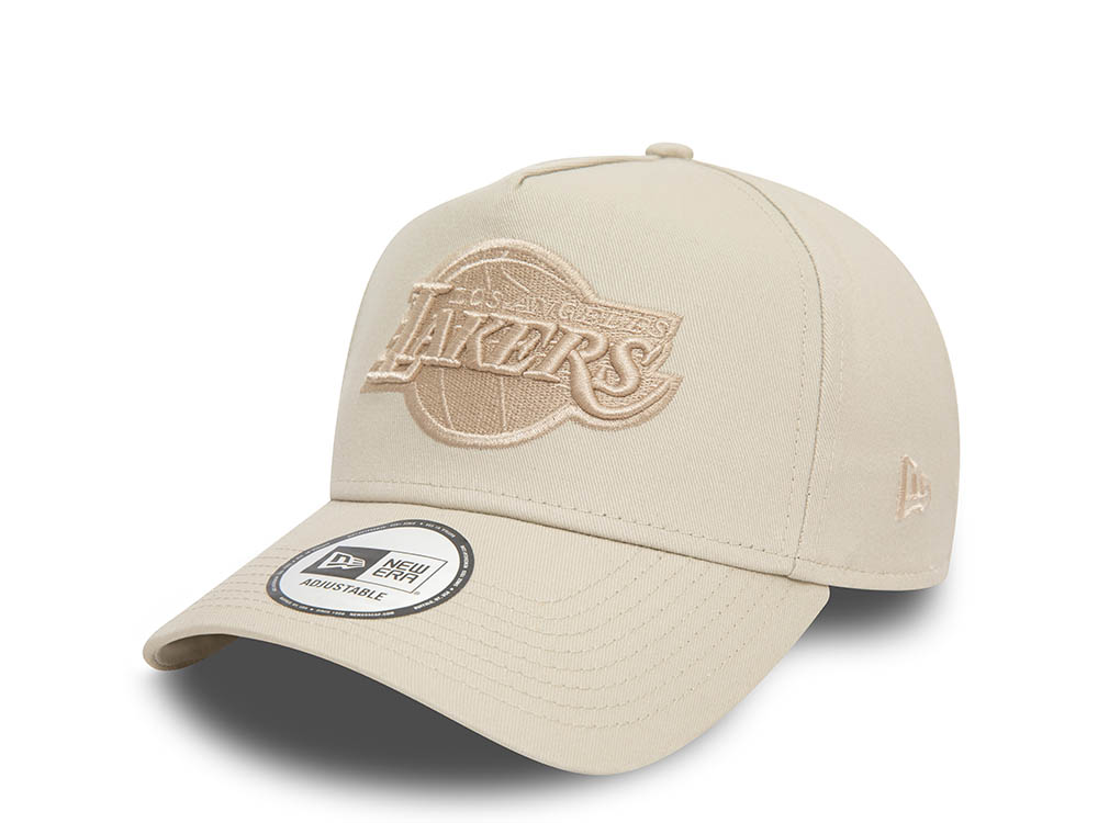 New Era Los Angeles Lakers A Frame Stone Snapback Hat