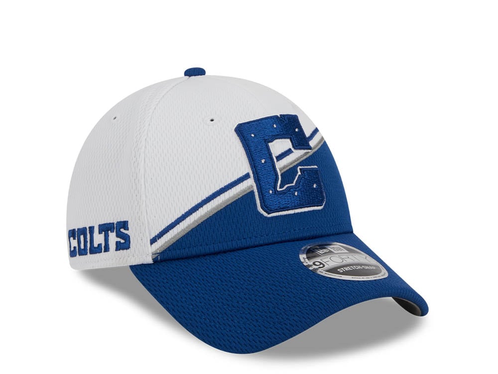 New Era Indianapolis Colts NFL Sideline 2023 Blue White  9Forty Snapback Hat