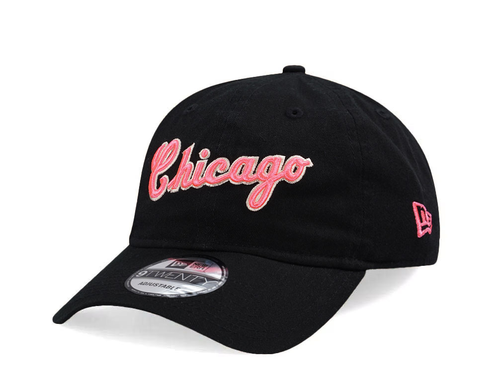 New Era Chicago White Sox Glowy Pink Script Edition 9Twenty Strapback Hat