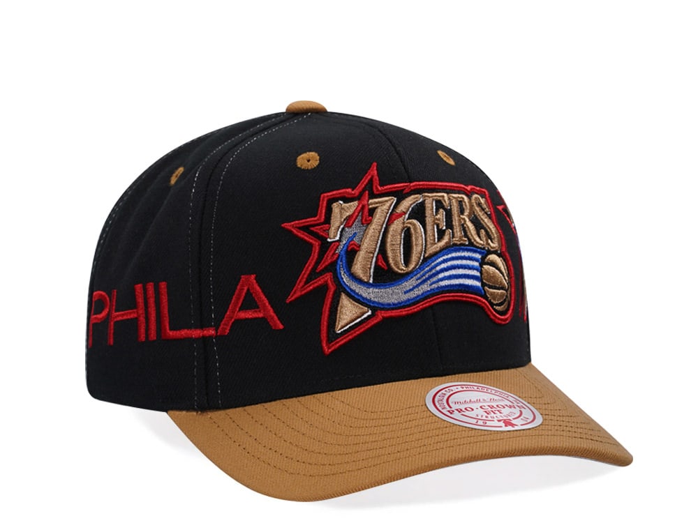 Mitchell & Ness Philadelphia 76ers Hardwood Classic Pro Crown Fit Snapback Hat