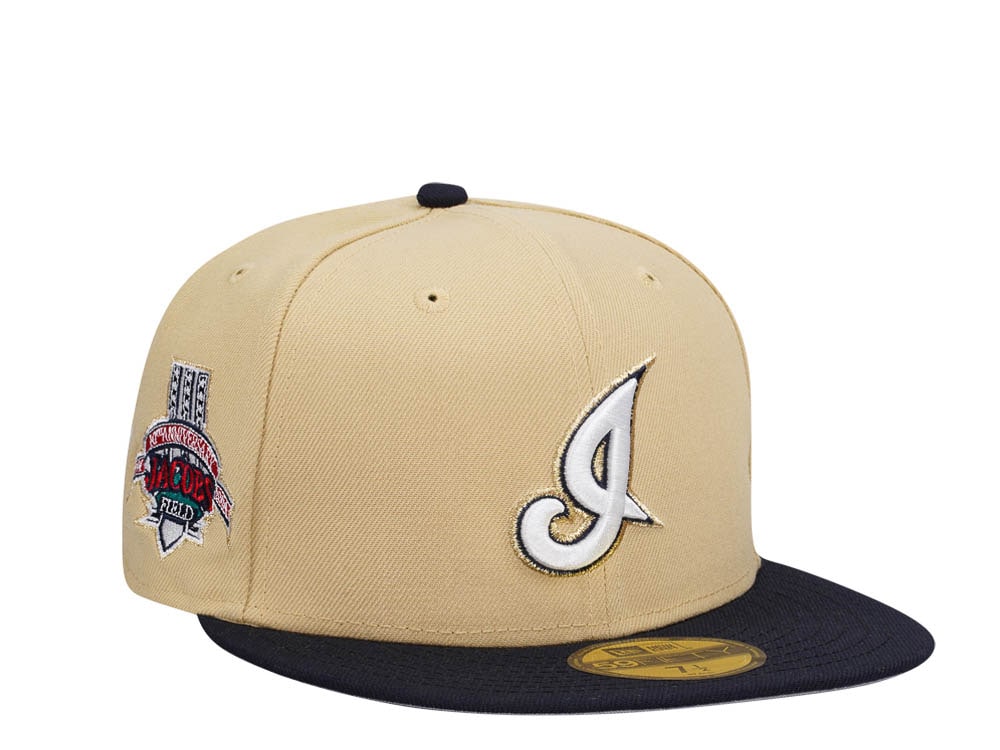 New Era Cleveland Indians 10th Anniversary Jacobs Field Vegas Two Tone Edition 59Fifty Fitted Hat