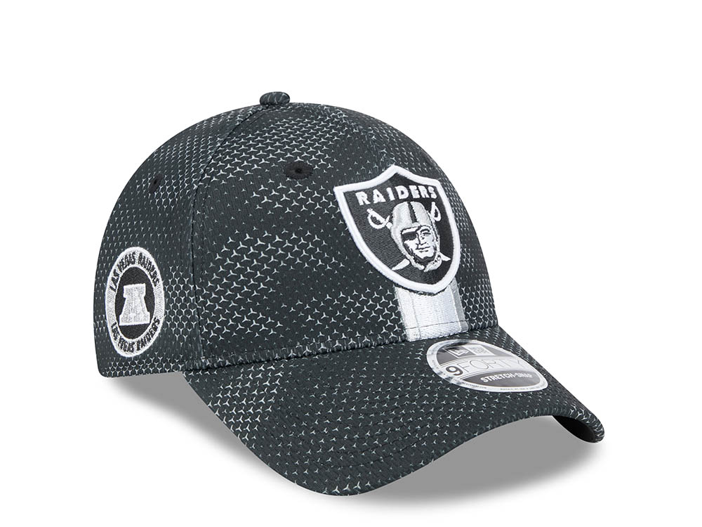 New Era Las Vegas Raiders Sideline 2024 9Forty Stretch Snapback Hat