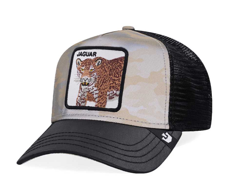 Goorin Bros Jaguar Prideboss  Gray Camouflage Trucker Snapback Hat