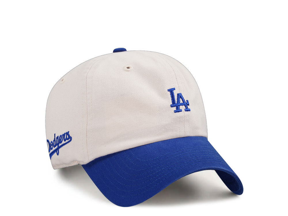 47Brand Los Angeles Dodgers Natural Base Runner Clean up Snapback Hat