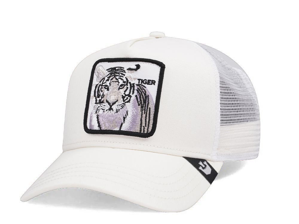 Goorin Bros The White Tiger White Trucker Snapback Hat