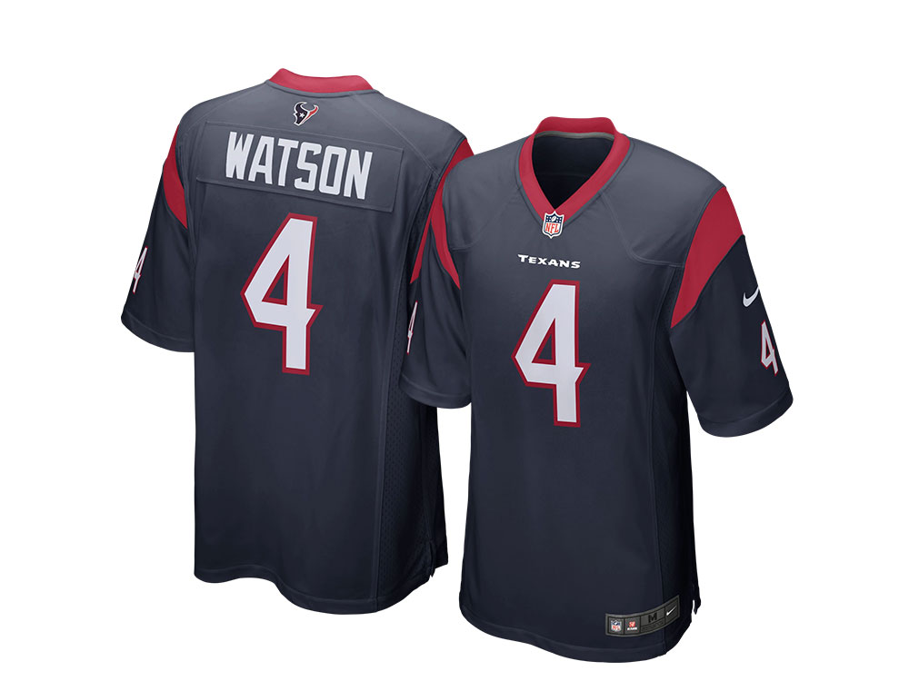 Nike Houston Texans Deshaun Watson Home Game NFL Jersey