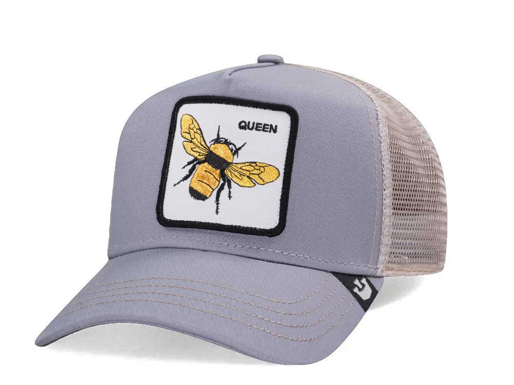 Goorin Bros The Queen Bee Gray Trucker Snapback Hat