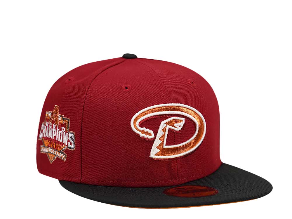 New Era Arizona Diamondbacks 20th Anniversary Metallic Platinum Two Tone Edition 59Fifty Fitted Hat