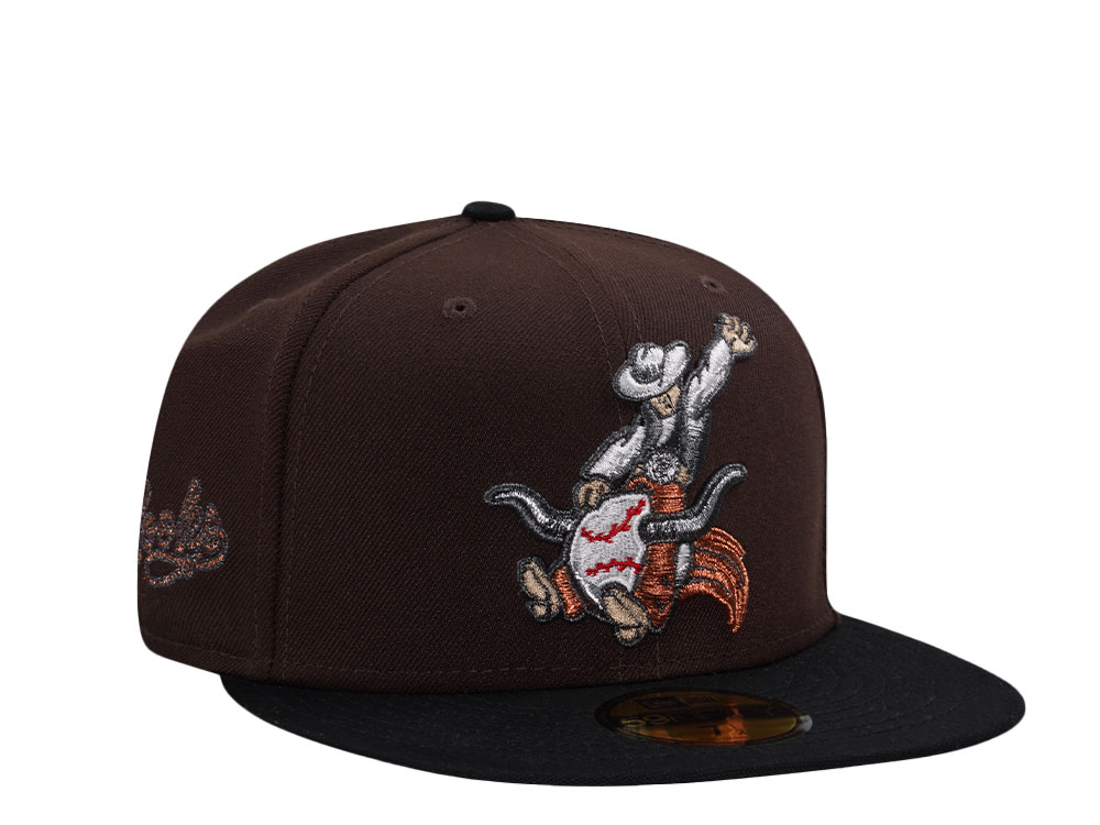 New Era Corpus Christi Hooks Rodeo Night Burnt Two Tone Edition 59Fifty Fitted Hat