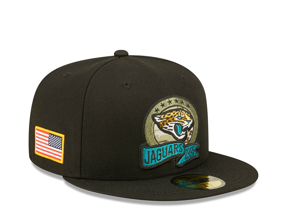 New Era Jacksonville Jaguars Salute to Service 2022 Fitted 59Fifty Hat