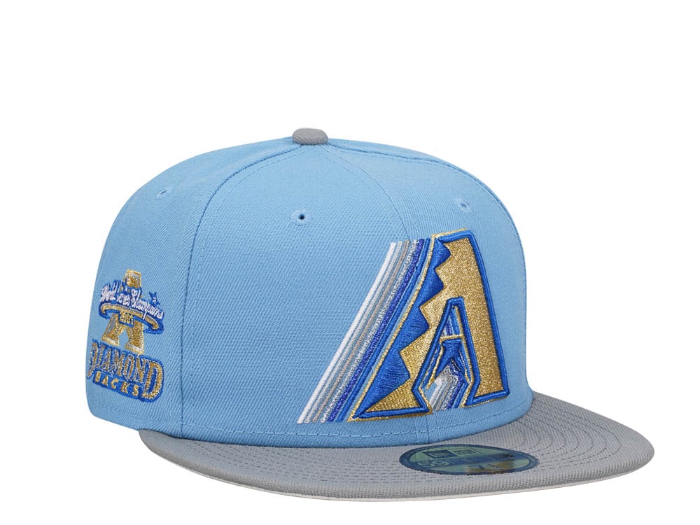 New Era Arizona Diamondbacks World Series Champions 2001 Ice Gold Two Tone Edition 59Fifty Fitted Hat