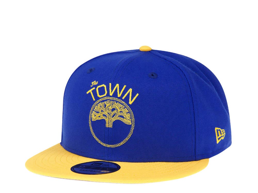 New Era Golden State Warriors Blue Gold Two Tone Edition 9Fifty Snapback Hat