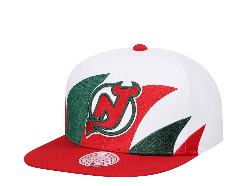 Mitchell & Ness New Jersey Devils Vintage Sharktooth Snapback Hat