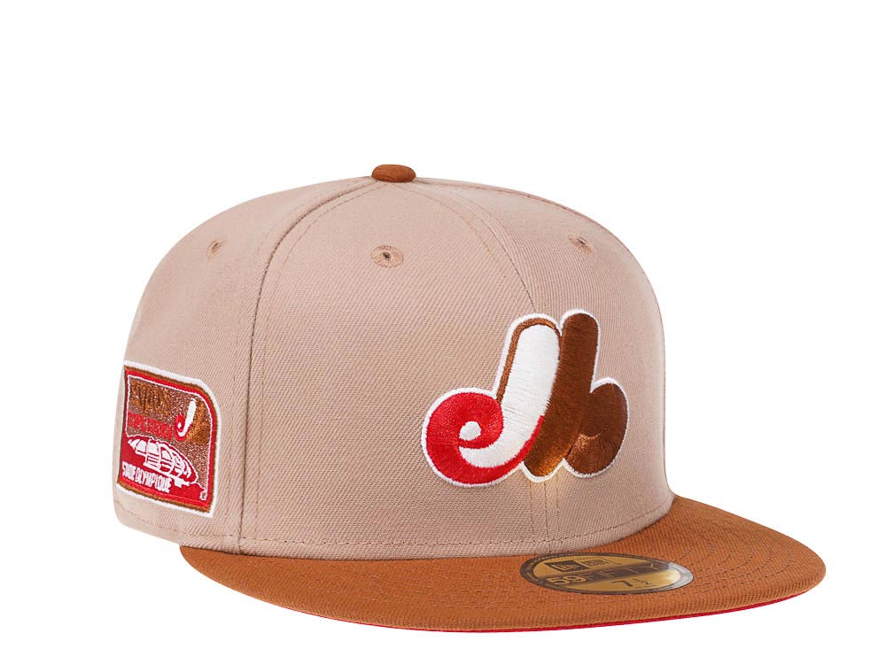 New Era Montreal Expos Olympic Stadium Patch Two Tone Prime Edition 59Fifty Fitted Hat