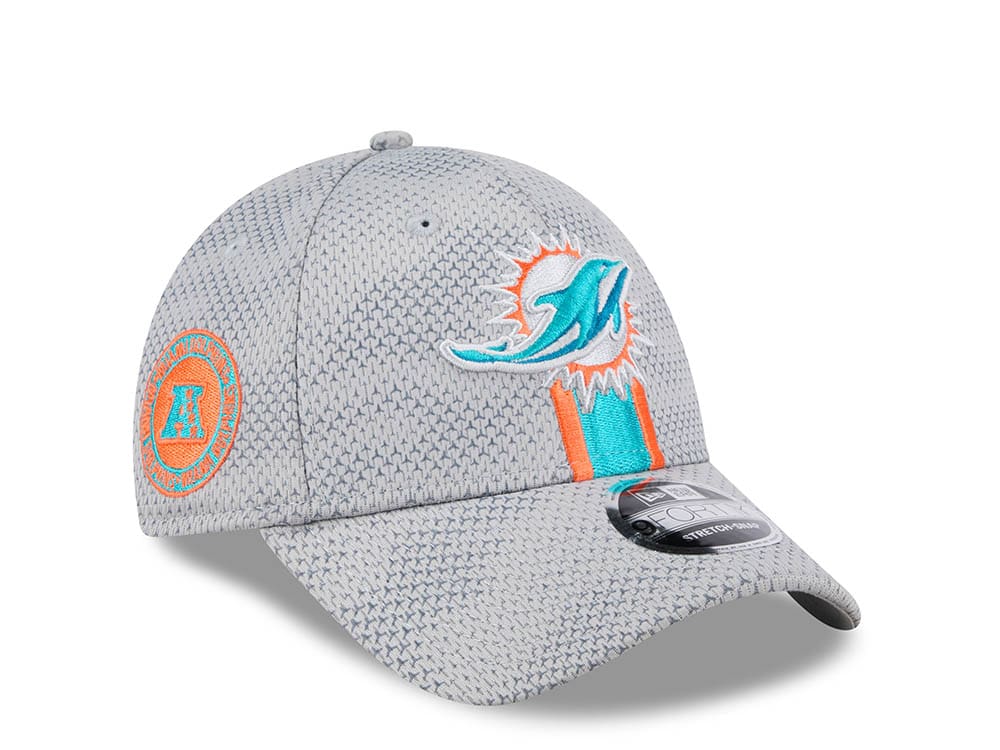 New Era Miami Dolphins Sideline 2024 9Forty Stretch Snapback Cap TOPPERZSTORE.COM