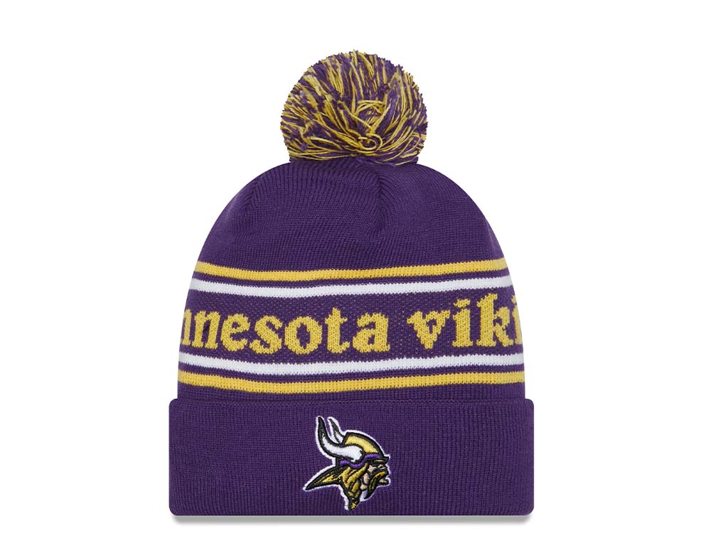 New Era Minnesota Vikings Script Knit