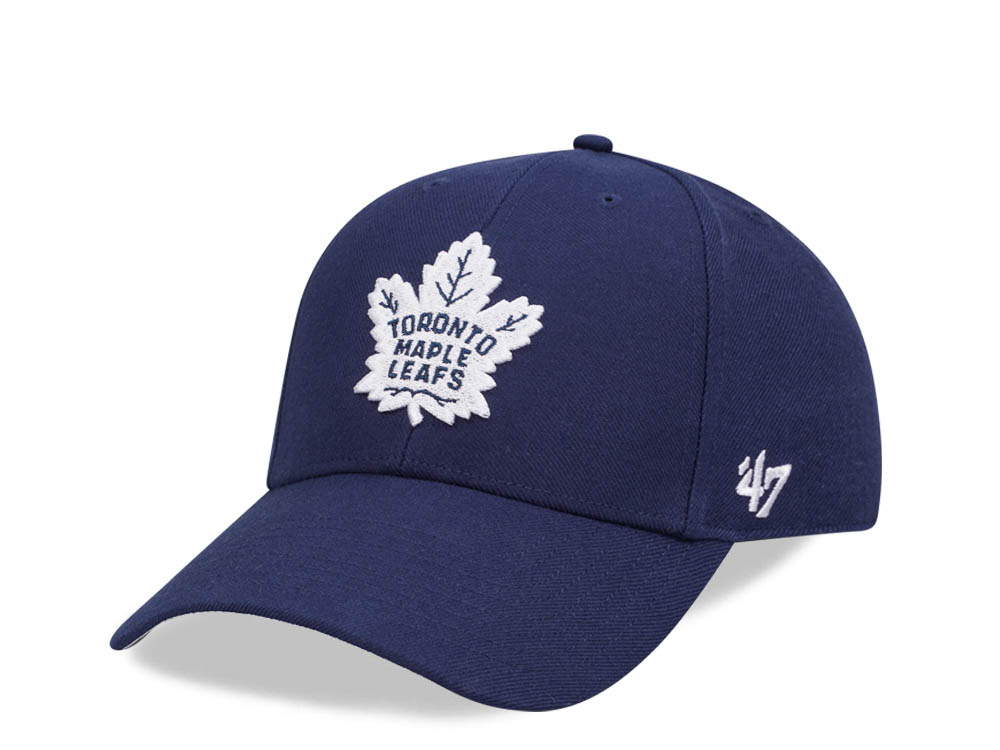 47Brand Toronto Maple Leafs Light Navy Black Ballpark Snapback Hat