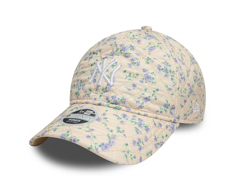 New Era New York Yankees Floral Quilt Womens 9Twenty Strapback Hat