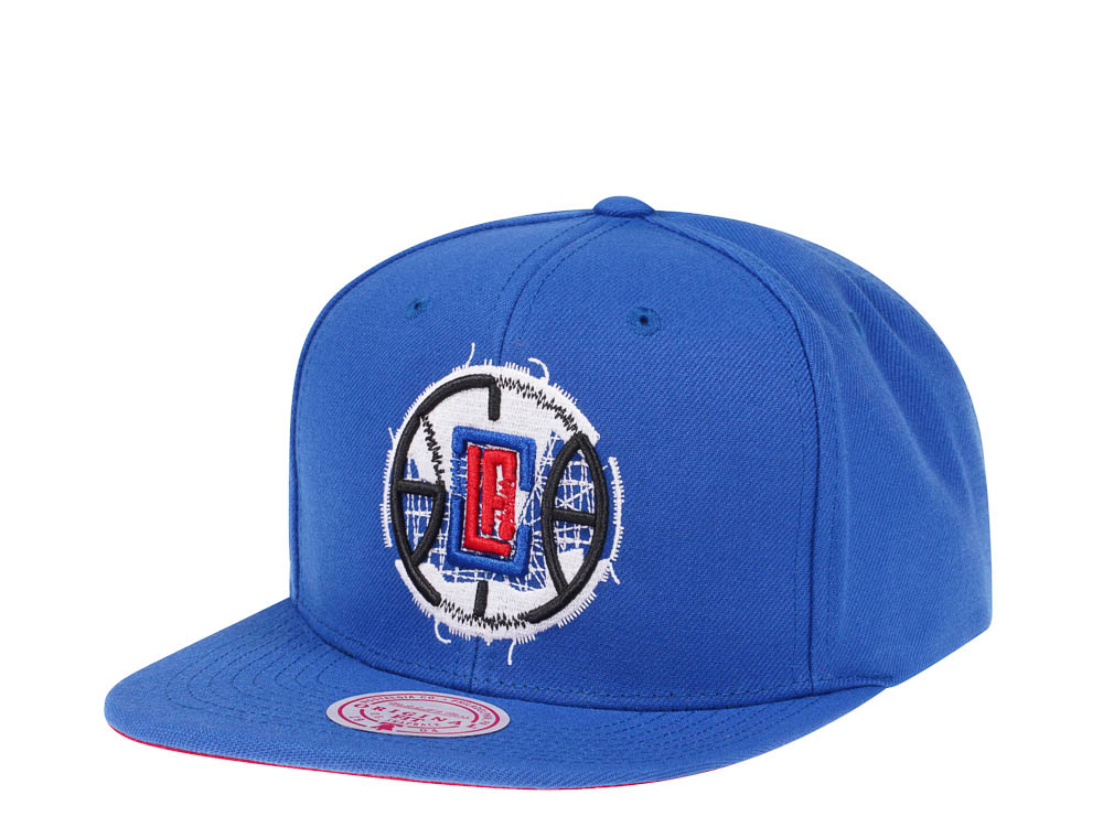 Mitchell & Ness Los Angeles Clippers NBA Embroidery Glitch Hardwood Classic Snapback Hat