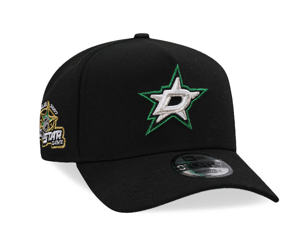 New Era Dallas Stars All Star Game 2007 Black Edition  9Forty A Frame Snapback Hat