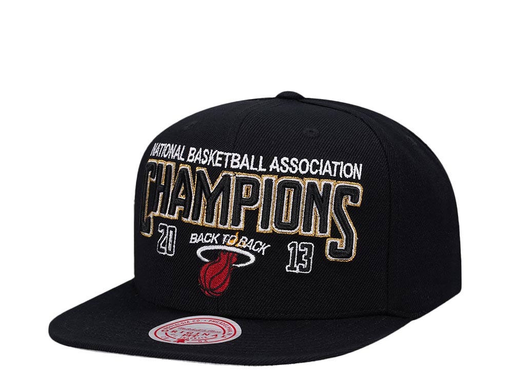 Mitchell & Ness Miami Heat NBA Champions 2013 Hardwood Classic Snapback Hat