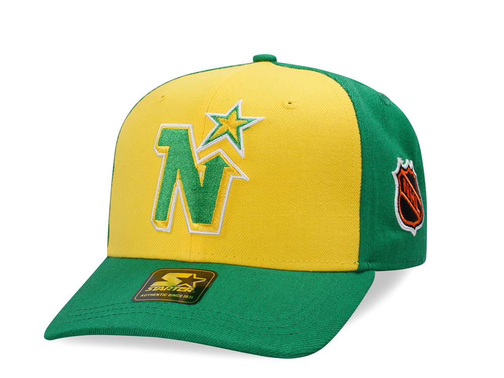 Starter Minnesota North Stars Classic Vintage Logo Curved Snapback Hat