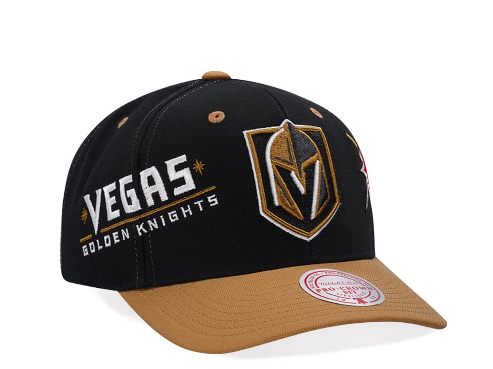 Mitchell & Ness Vegas Golden Knights Pro Crown Fit Snapback Hat