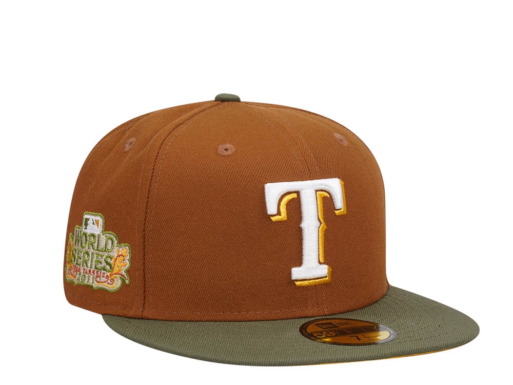 New Era Texas Rangers World Series 2011 Two Tone Edition 59Fifty Fitted Hat