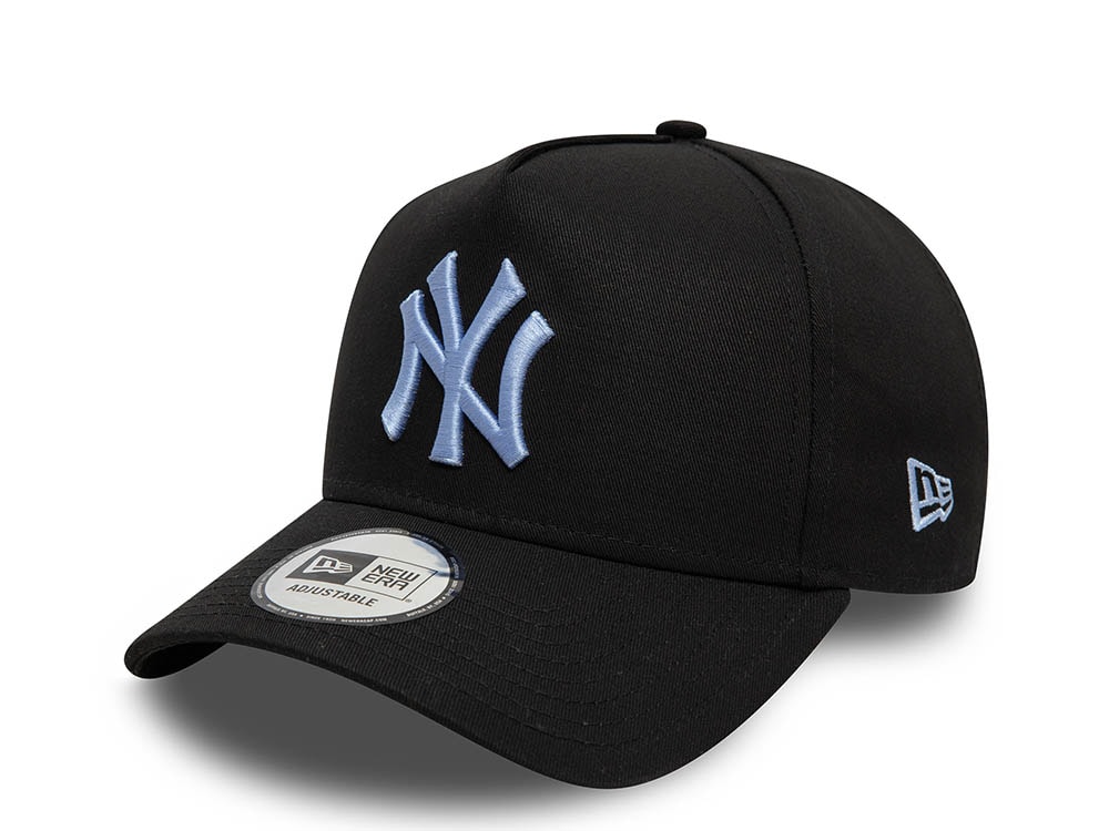 New Era New York Yankees Black League Essential  9Forty A Frame Snapback Hat